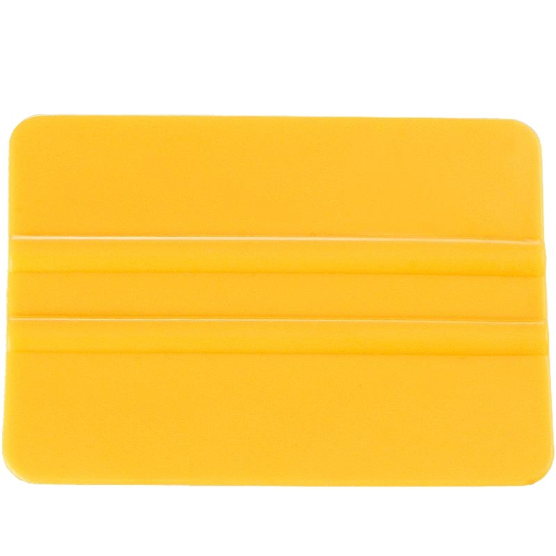 Raspador de película que cambia de color raspador pequeño con tela franela raspado película de coche raspador cuadrado raspador herramienta raspador de plástico cuadrado