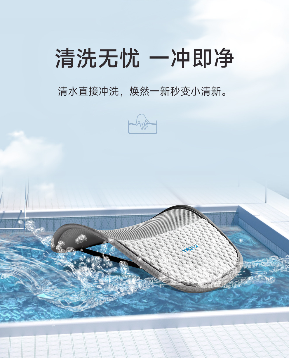 Car Lumbar Support Cushion for the Driver, Breathable and Non-Sweaty for Summer, Comfortable for Long Sitting in the Car