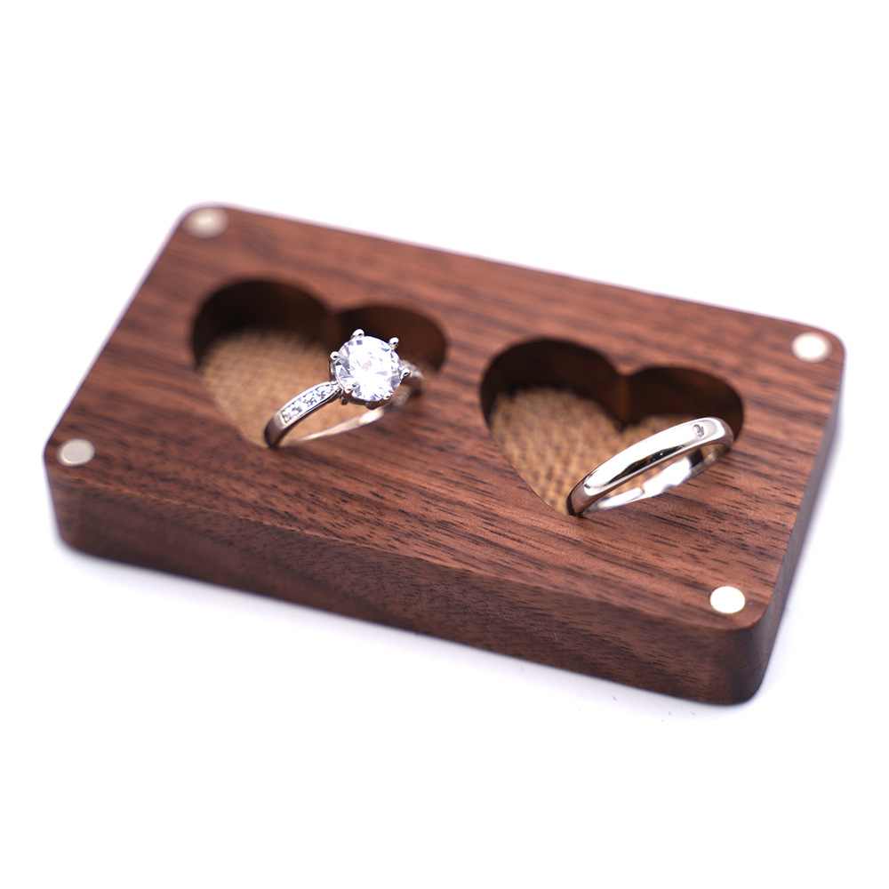60g Weight Jewelry Boxes Classification 1 Piece Quantity Holiday, Daily, Selfie Occasion Wood Material Heart Shape Pattern Elegant, Lady Style 1 Piece Wood Elegant Lady Holiday Daily Selfie Heart Shape Jewelry Boxes 6