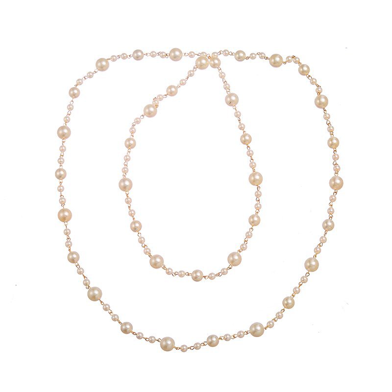 Collana di perle a più strati per donna gioiello elegante raffinato_voghion.com