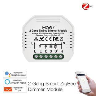 Tuya Zigbee 3.0 Smart Dimming Switch 1/2 Way Hidden DIY Dimming Module