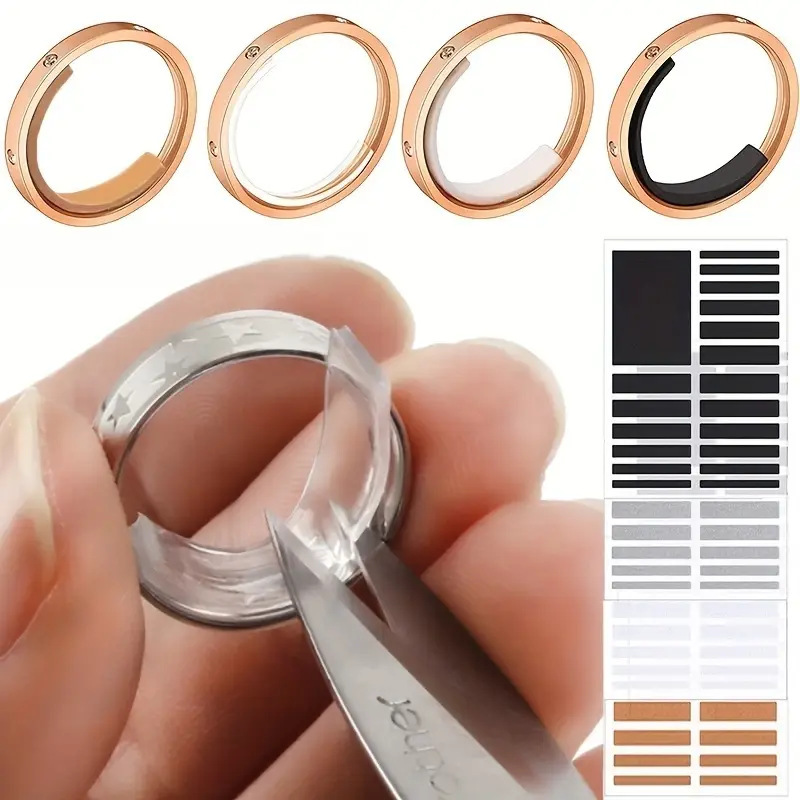 Cross-Border Eva Adhesive Ring Size Adjuster Transparent Finger Ring Modification Small Artifact Silicone Acrylic Adjuster