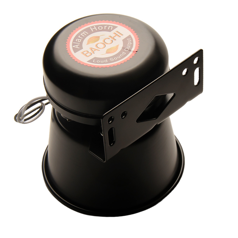 12V/24V Vehicle-Mounted Alarm Horn Wireless Remote Control Loudspeaker 200W High-Power Amplifier Universal Super