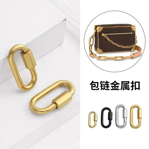 Presbyopic box chain bag hardware spring adjustable buckle bag buckle accessories metal extension ring buckle single buy