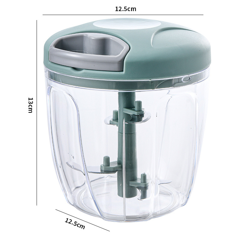 Máquina de puré de ajo, máquina de trituración de ajo manual, máquina de tirar de ajo multifuncional, picador de carne de jengibre y ajo, picador de carne complementario, mini batidor de ajo de cocina