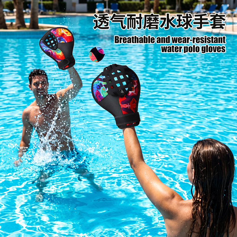 Cross-border outdoor water polo sports gloves, universal sliding gloves for teenagers, multi-style left-hand protective gloves wholesale
