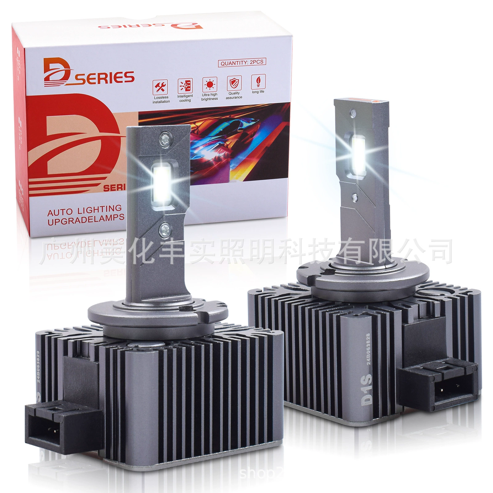 Популярные светодиодные автомобильные фары высокого мощности D1 D2 D3 D4 D5 прямой plug-in без повреждений установка