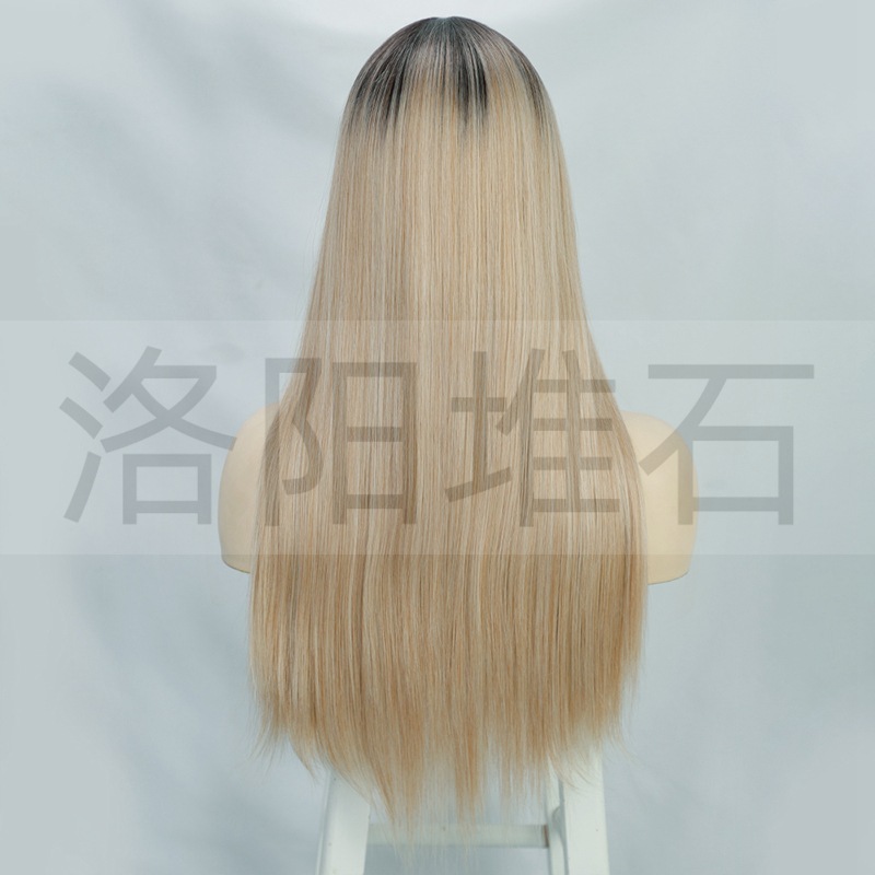 240g Weight Fashion Style Wigs Ladies Wigs Long Straight Hair Chemical Fiber Headgear Wigs Wholesale 1