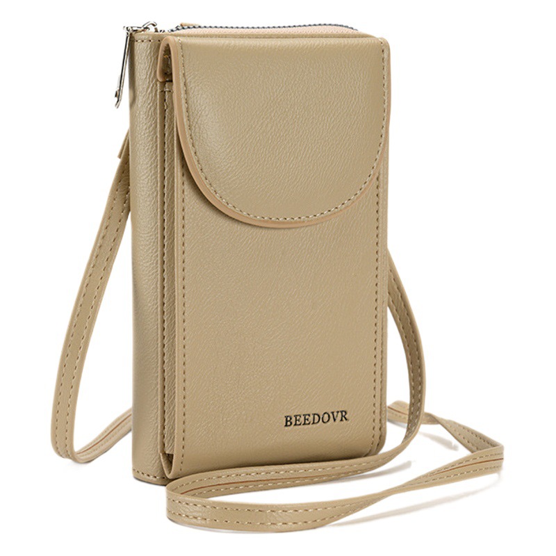 Venta caliente transfronteriza 2024 nueva bolsa de teléfono móvil de las mujeres simples bolsa de mensajero de hombro moda vertical pequeña bolsa de tendencia