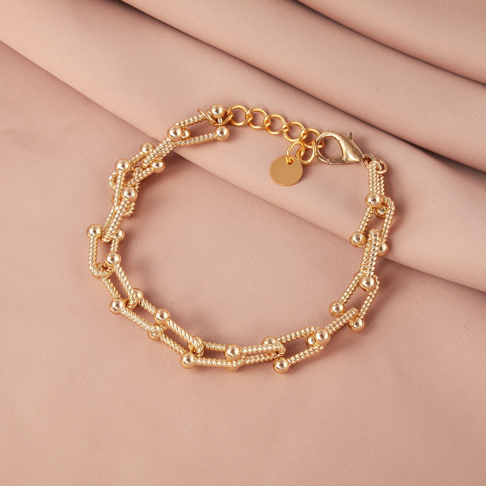 Fashion Solid Color Copper Bracelets 1 Piece