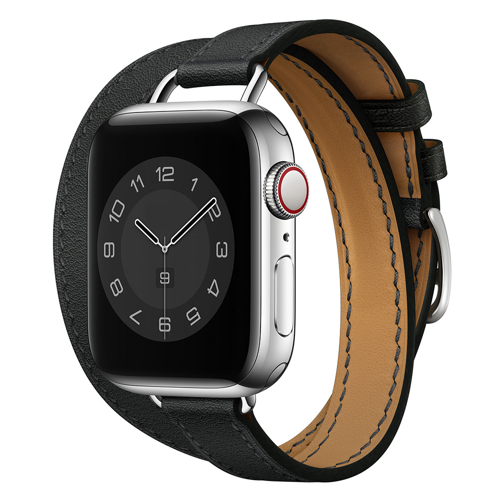 Suitable for Apple iwatchS110 genuine leather watch strap double…