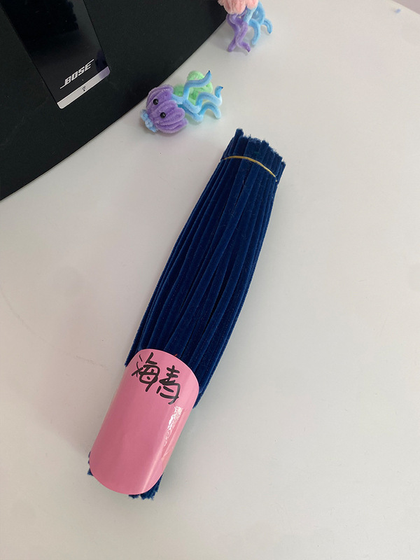 超密加密毛根扭扭棒新特高密度不掉毛单色花束花朵手工diy材料包|undefined