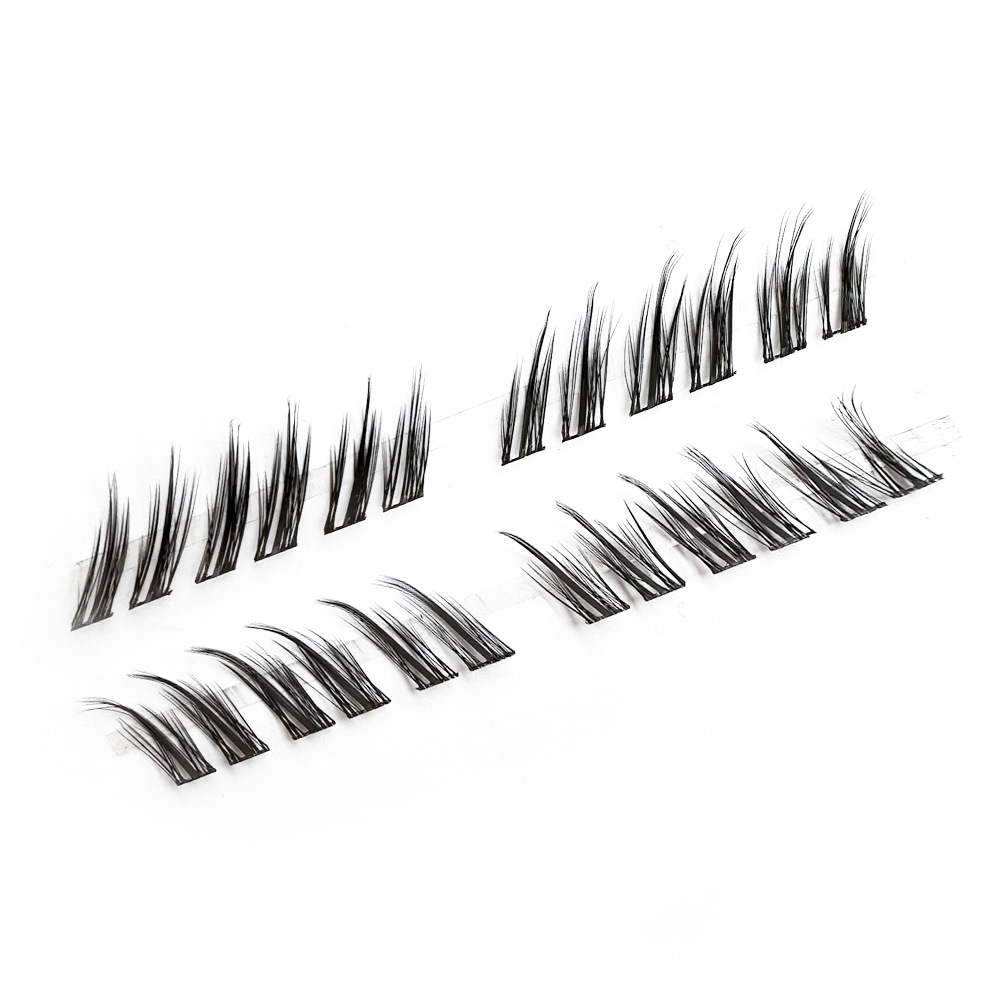 Fábrica directa venta en caliente al por mayor pestañas falsas trilogía bajo las pestañas de flores de sol productos semiacabados puros pestañas salvajes