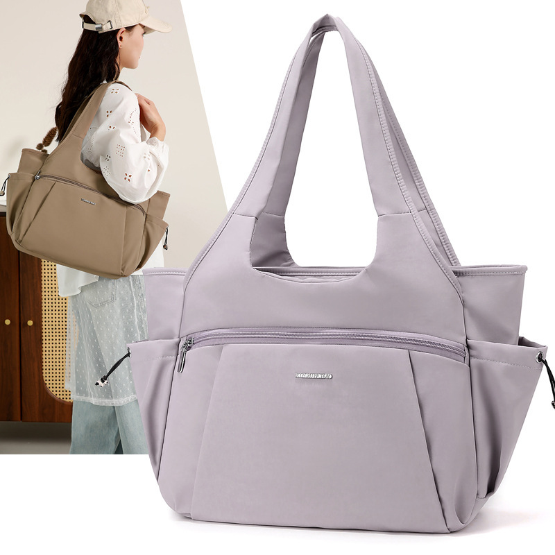 Cross-border large-capacity shoulder tote bag, popular in Japan and Korea, hobo bag, hand-held travel casual bag, multi-pocket shoulder bag Cross-border large-capacity shoulder tote bag, popular in Japan and Korea, hobo bag, hand-held travel casual bag, multi-pocket shoulder bag
