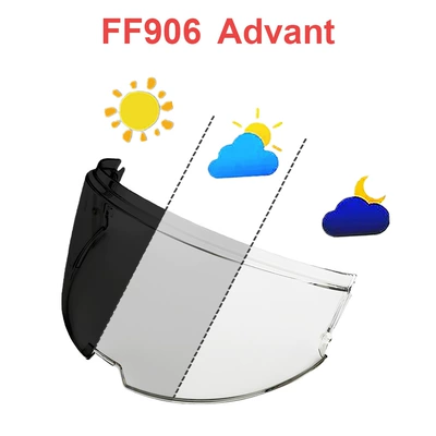 Dəbilqə (Kaska) aksesuarları, Helmet Visor Is Suitable - ff906-transparent-turns-dark-black