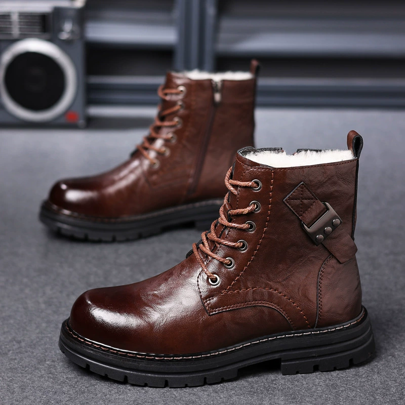Martens, туфли, теплые ботинки, модная универсальная обувь