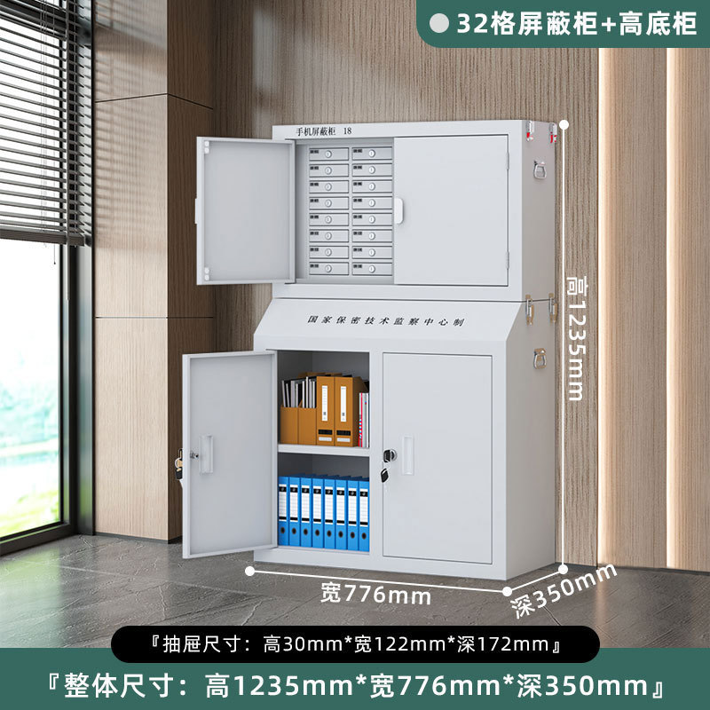 32 celda + gabinete de fondo alto