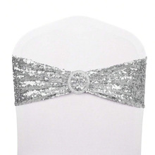 G 58616 Sequin Elastic Chair Bow Sash ��Ƭ������ϵ�α�������