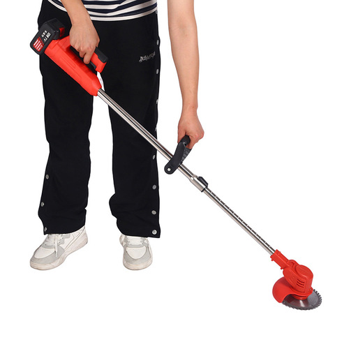 Electric grass trimmer lithium battery weed trimmer multifunction small household handheld lithium grass cutter charging grass cutting magic tool