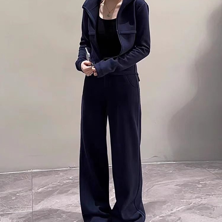 休闲运动装套装女2025新款早春小个子韩系穿搭感特绝美|undefined