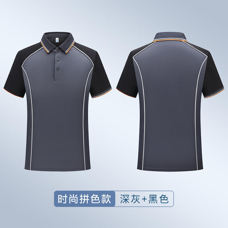 140 gramos ligero color cuello inserción manguito polo personalizado LOGO fábrica de reparación expreso ropa de trabajo impresión bordada