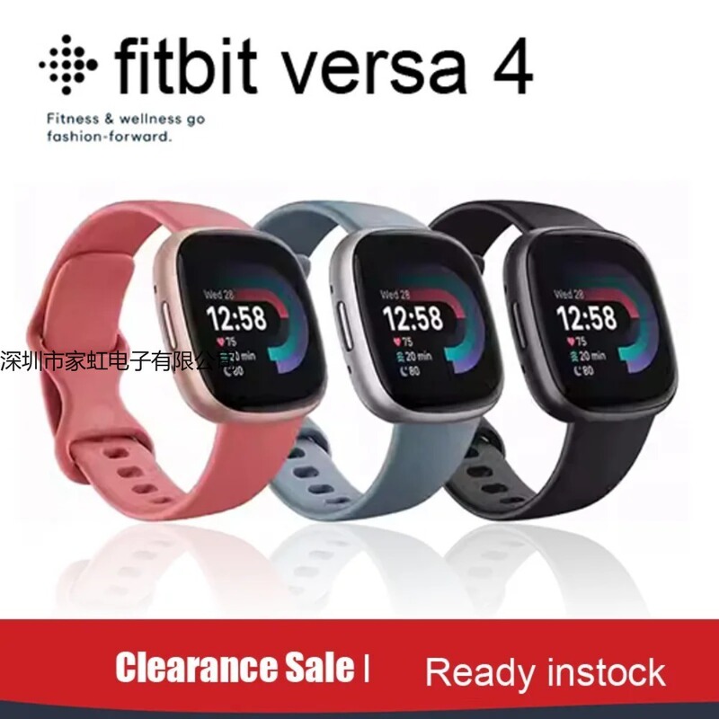 Fitbit Versa 4 Smart Watch Built-In Gps Activity Tracker Hea