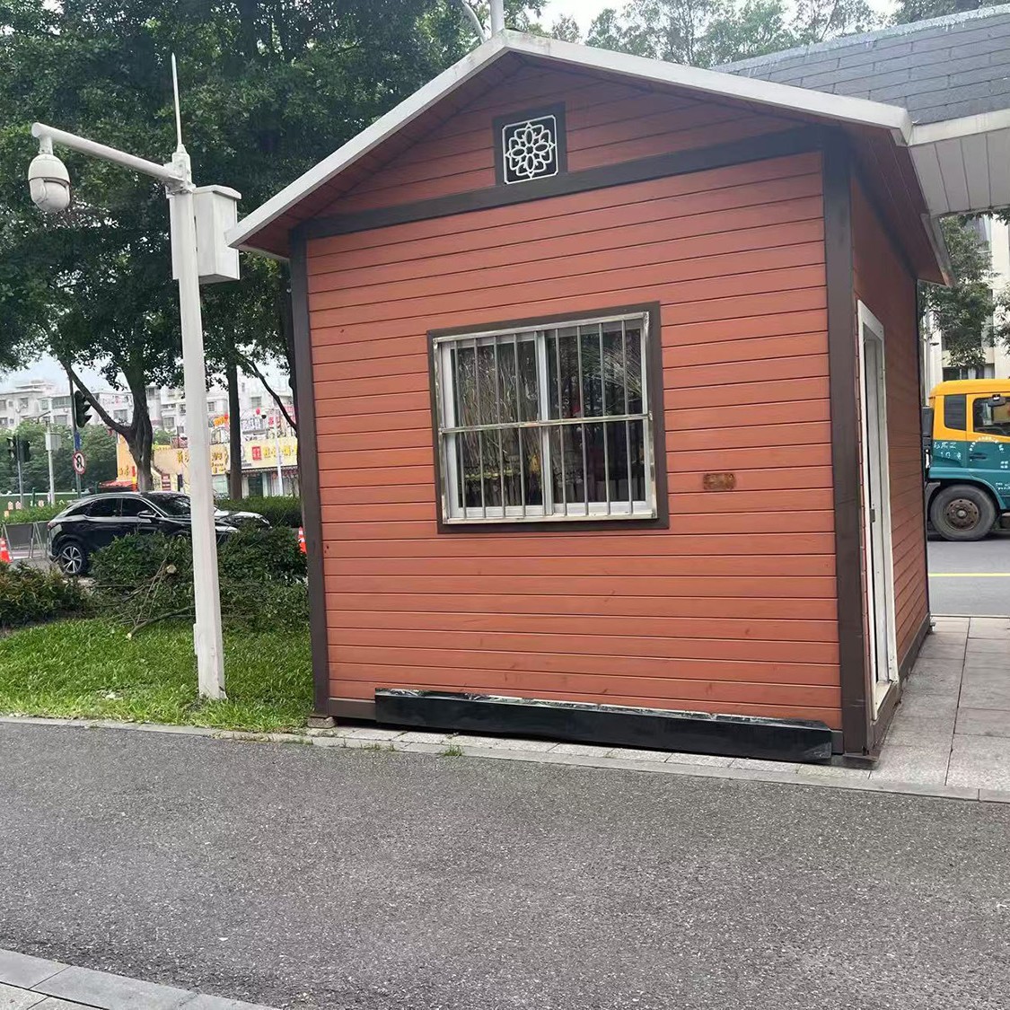 塑木房子可移动保安环卫值班保洁公园值班用美观耐久结实防雨