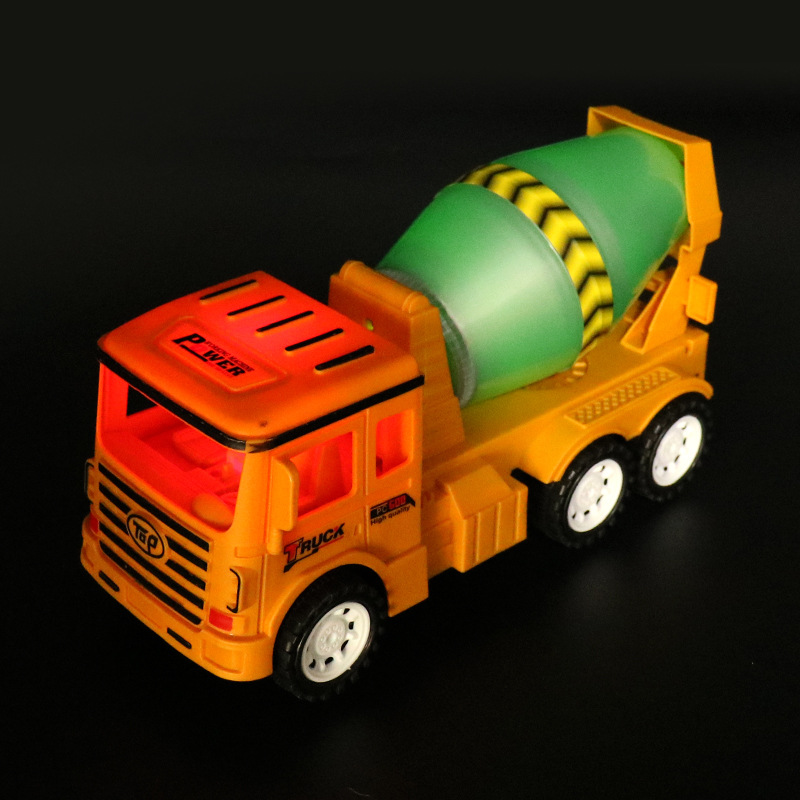 Nueva eléctrico universal mezclador simulación ingeniería vehículo música luz colorida niño coche de juguete puesto al por mayor