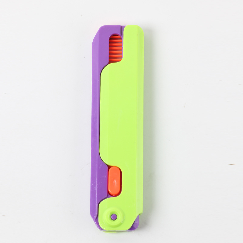 Juguete Antiestrés 3D Rábano de Gravedad, Peine Telescópico, Mariposa Plástica, Juguete de Belleza y Descompresión