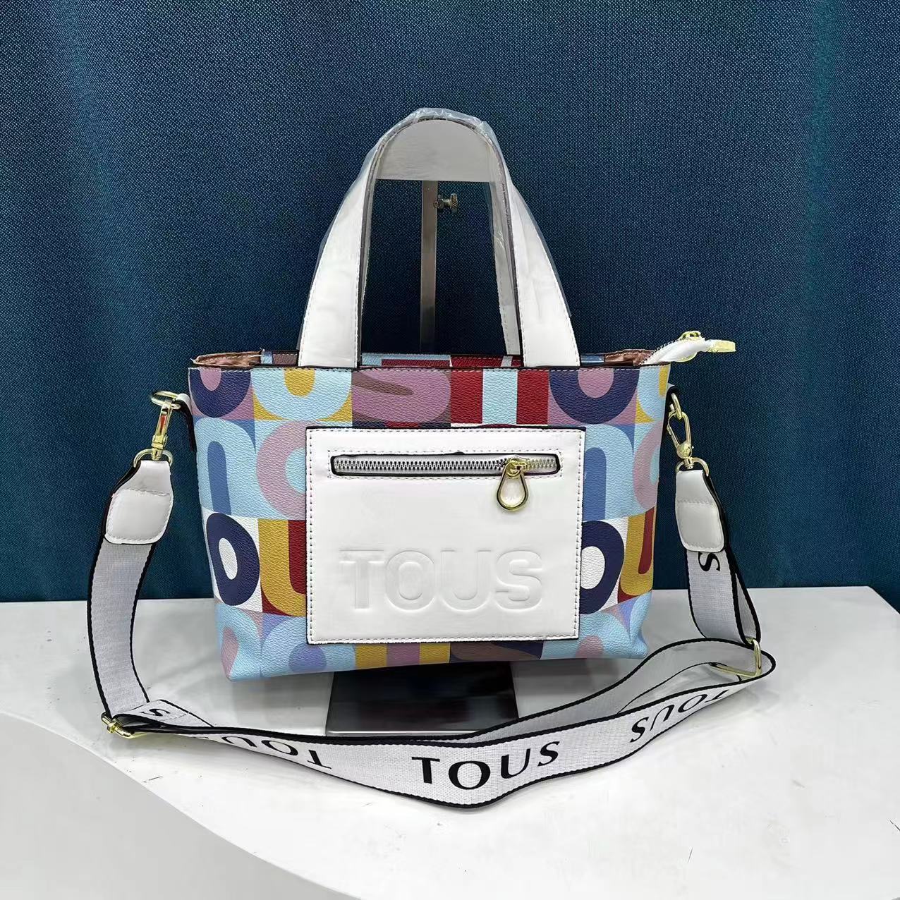 Large-capacity tote bag 2024 new European and American TS armpit bag, western style simple shoulder handbag tote bag_voghion.com