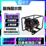 便携高压接力水泵万亿国债300米扬程高扬程水泵四冲程双缸灭火泵