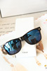 Retro fashionable trend sunglasses, retroreflective glasses solar-powered