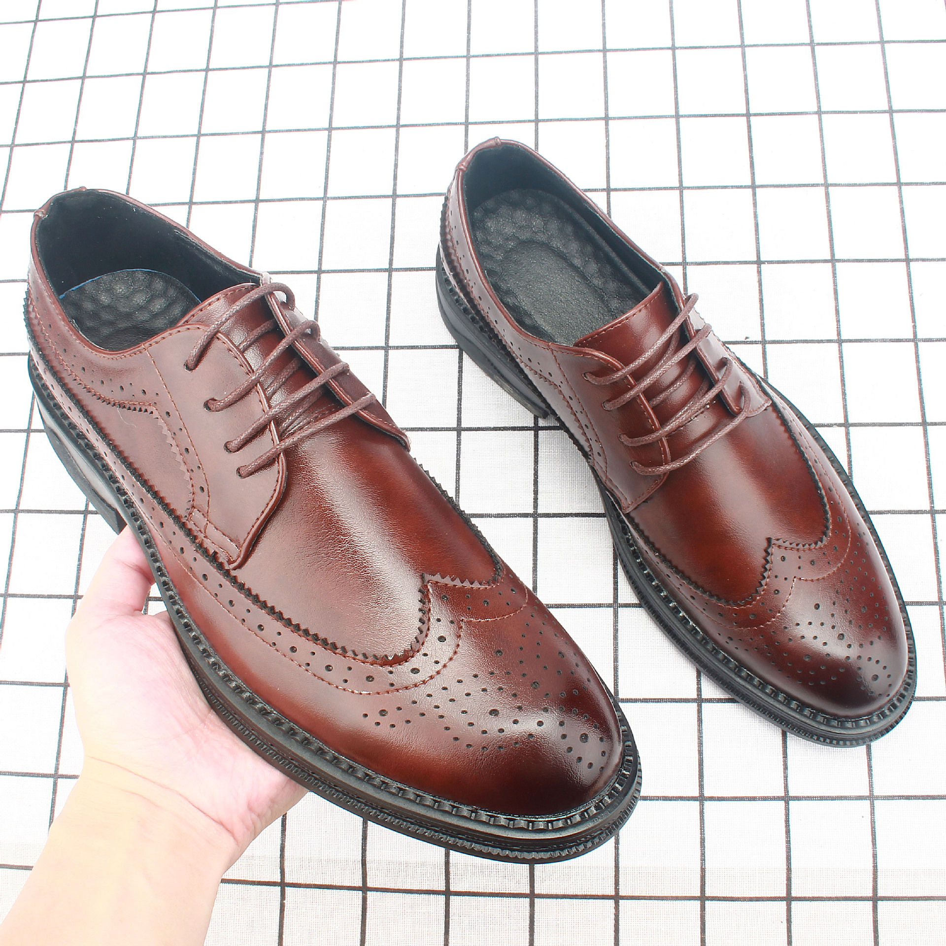 ƤЬ��2022�����¿���Ь��ʿ����Ь��װЬ��ɫ��������Ӣ��Ь373