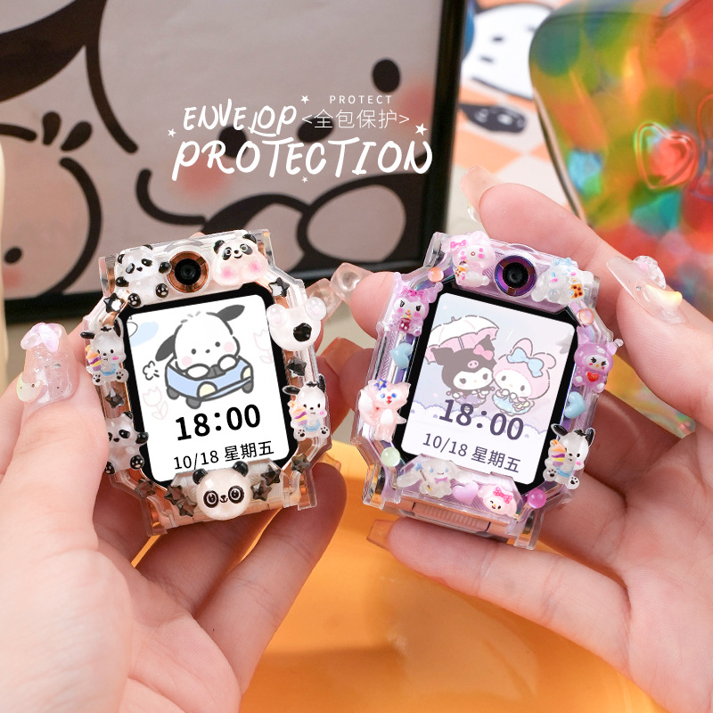 Panda Handmade Case Suitable for Little Genius Phone Watch Stereo Protective Case Z11/Z10/Z9/Z8 Strap