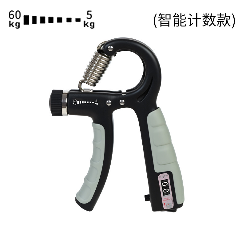 包胶计数握力器便携式健身可调节机械计数10-100公斤手部训练康复|undefined