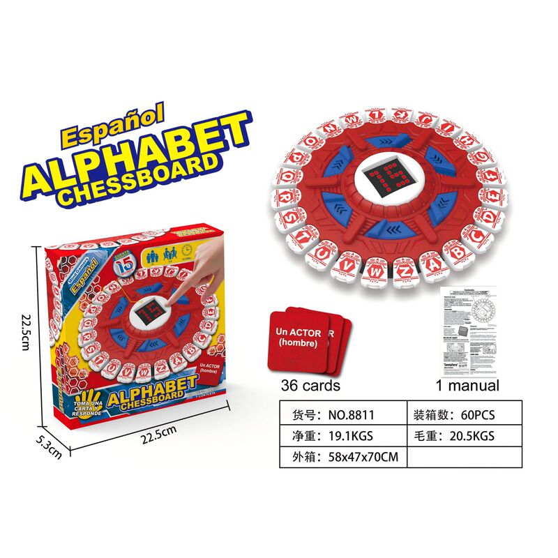 Amazonのベストセラー24キートランスクロスボーダー大人用クレイジーホイールクレイジーレターボードゲーム、テンポの速いパーティーゲームおもちゃ|undefined