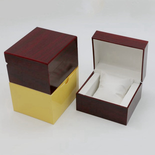 Spot Wholesale Watch Packaging Box Wooden Watch Box Single High-End Paint Wooden Watch Box Bracelet Jewelry Storage Box