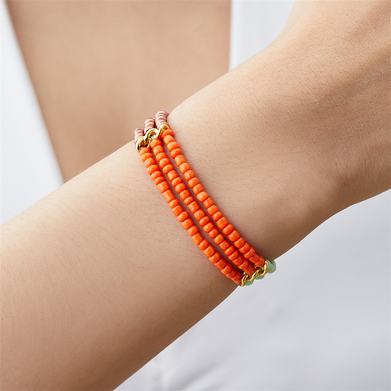 Style Ethnique Bohémien Géométrique Perle De Rocaille Corde Perlé Tricot Unisexe Bracelets display picture 23