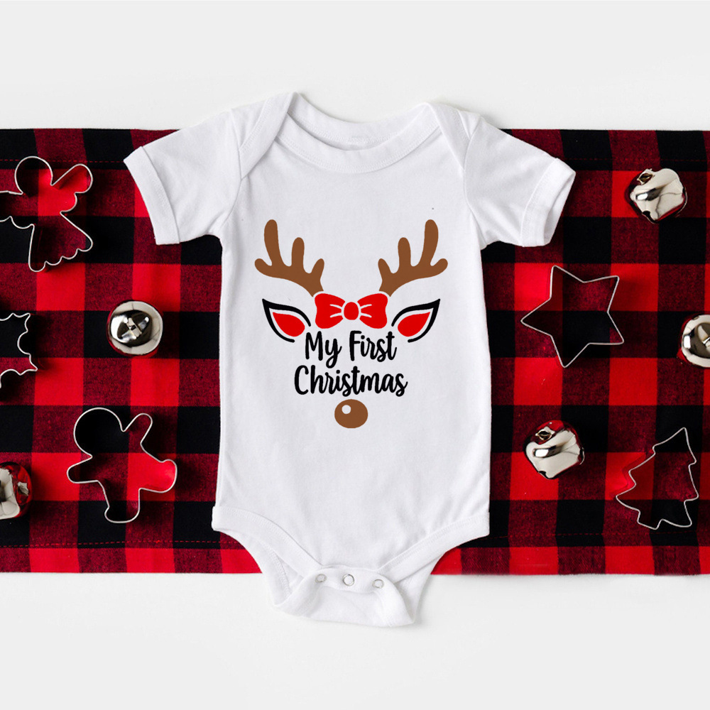 80g Weight Christmas Festival Christmas Baby Rompers 2