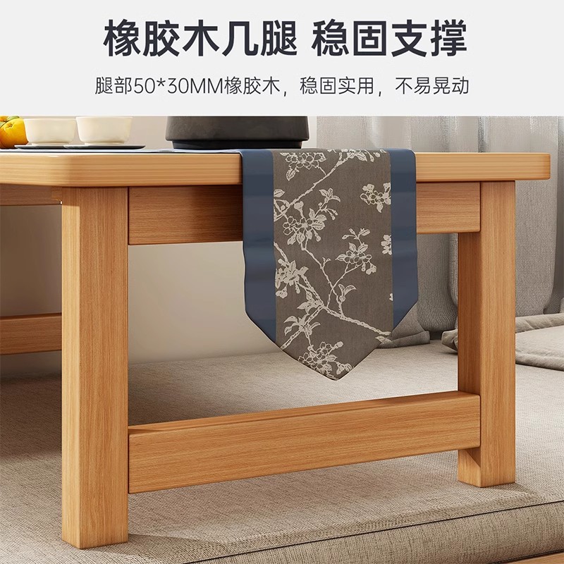 Ventana flotante mesas de té tabla de té japonesa dormitorio tabla de madera maciza tabla de escritorio plegable tabla kang dormitorio escritorio de computadora