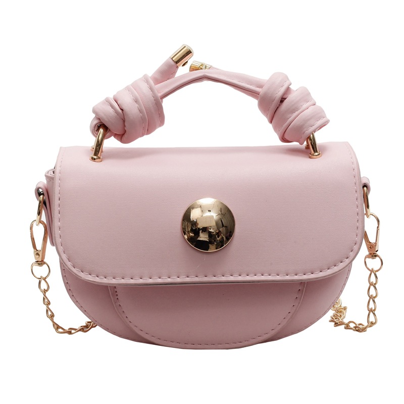 Moda popular de este año textura empalme mini ins hebilla bolsa pequeña 2025 primavera nueva bolsa de sillín de estilo occidental