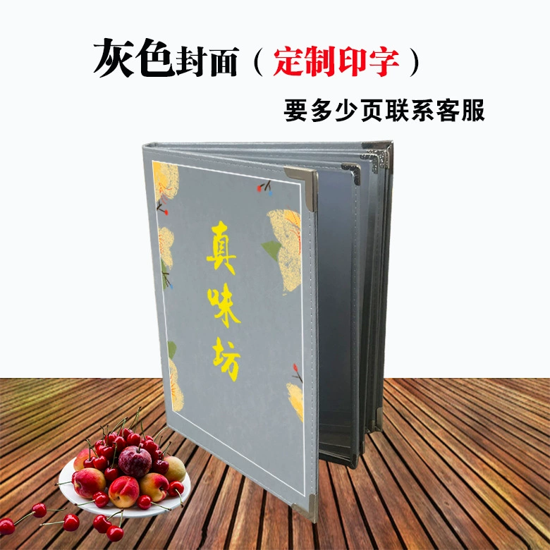 Оптовое кожаное вкладное меню эта вставка прозрачное меню делает оболочку меню A4 эта карта еды зажим для волос цена