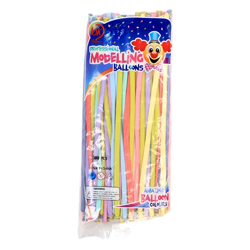 1,8G macaron largo globo mágico partido creativo publicidad globo de juguete para niños globo de metal