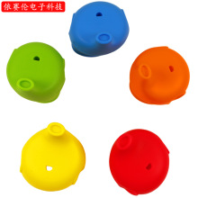 大象造型硅胶防溢杯盖 儿童训练吸食杯盖 儿童学饮杯防溢杯套吸嘴