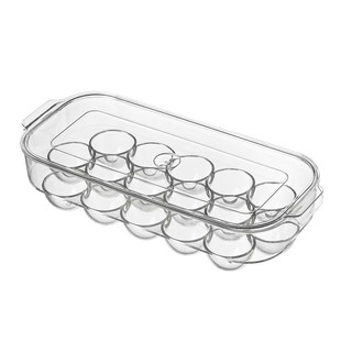 Australian Mart Kitchen Food Ящик для хранения свежих яиц 16-отделочный холодильник Ящик для яиц с крышкой Прозрачная утолщенная дырка для утиных яиц