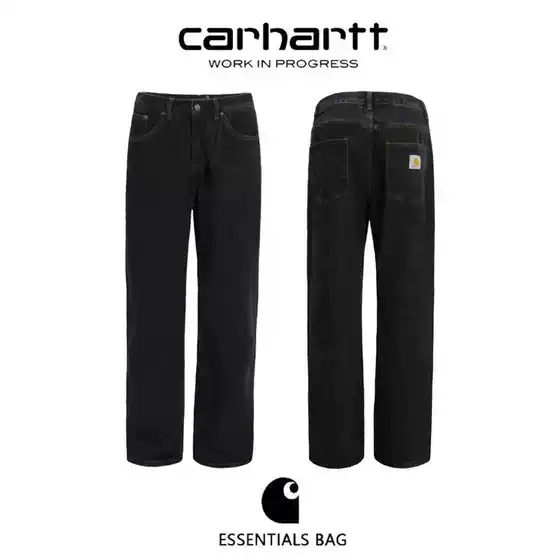 Cross-border Export Trendy Brand Jeans Heavy Washed Japanese Style Workwear Retro Casual Couple Versatile Jeans for Men