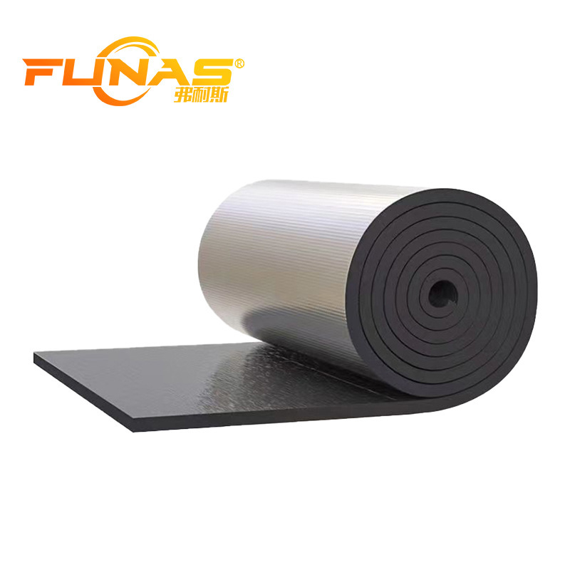 Rubber insulation cotton roof insulation self-adhesive cross-border insulation cotton manufacturers direct flame retardant insulation materials wholesale