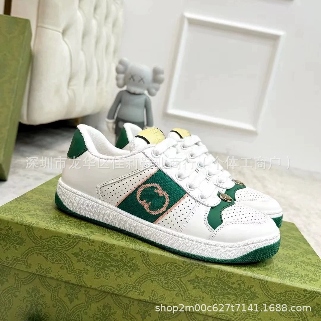 Фабрика чистая оригинальная версия G домашняя маленькая грязная обувь женская ретро повседневная круглая шнуровка спортивная пара делает старые грязные кроссовки