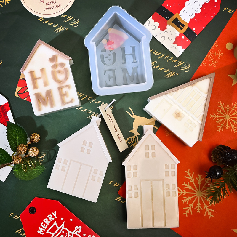 Diyクリスマスツリー姜パイ人ろうそく金型ヘラジカ雪だるま飾りクリスマス滴糊石膏シリカゲル砥石|undefined