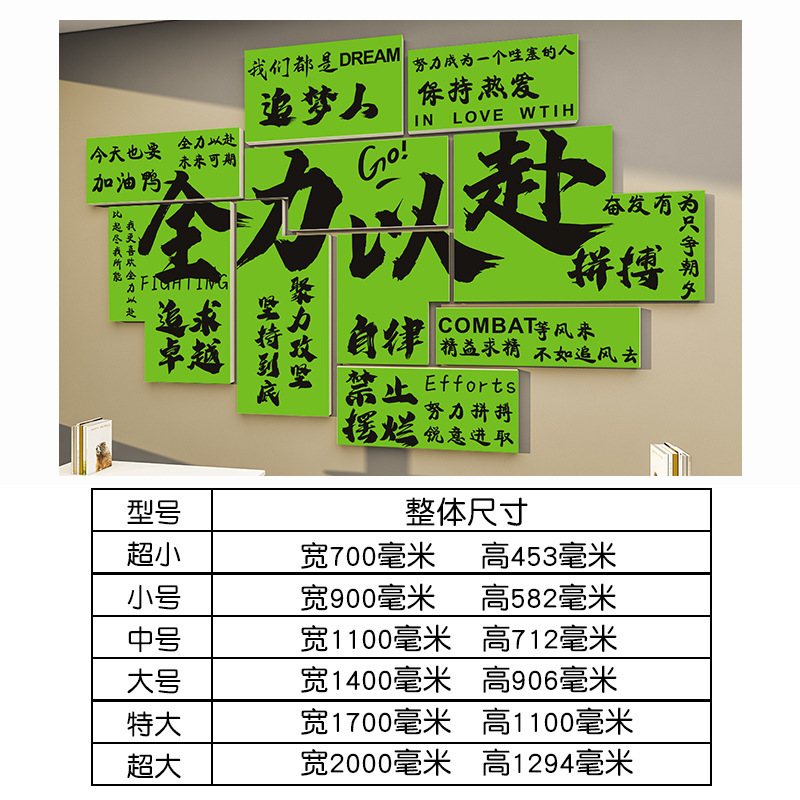 上岸班级文化墙贴励志标语培训辅导机构教室装饰初中高三激励布置|undefined